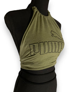 PUMA WRAP TOP - OLIVE GREEN