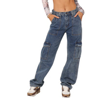 Load image into Gallery viewer, Ryan Straight Jeans with Pockets
