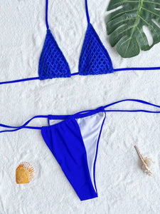 Kingston Cutout Halter Neck Three-Piece Swim Set