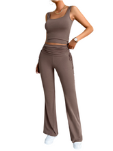 Load image into Gallery viewer, Allegra Square Neck Tank and Drawstring Pants Set
