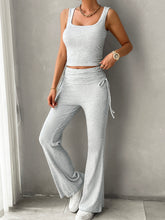 Load image into Gallery viewer, Allegra Square Neck Tank and Drawstring Pants Set
