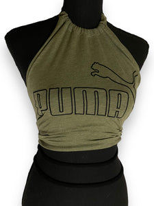 PUMA WRAP TOP - OLIVE GREEN