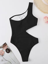 Load image into Gallery viewer, La Jolla Cutout One Shoulder One-Piece Swimwear
