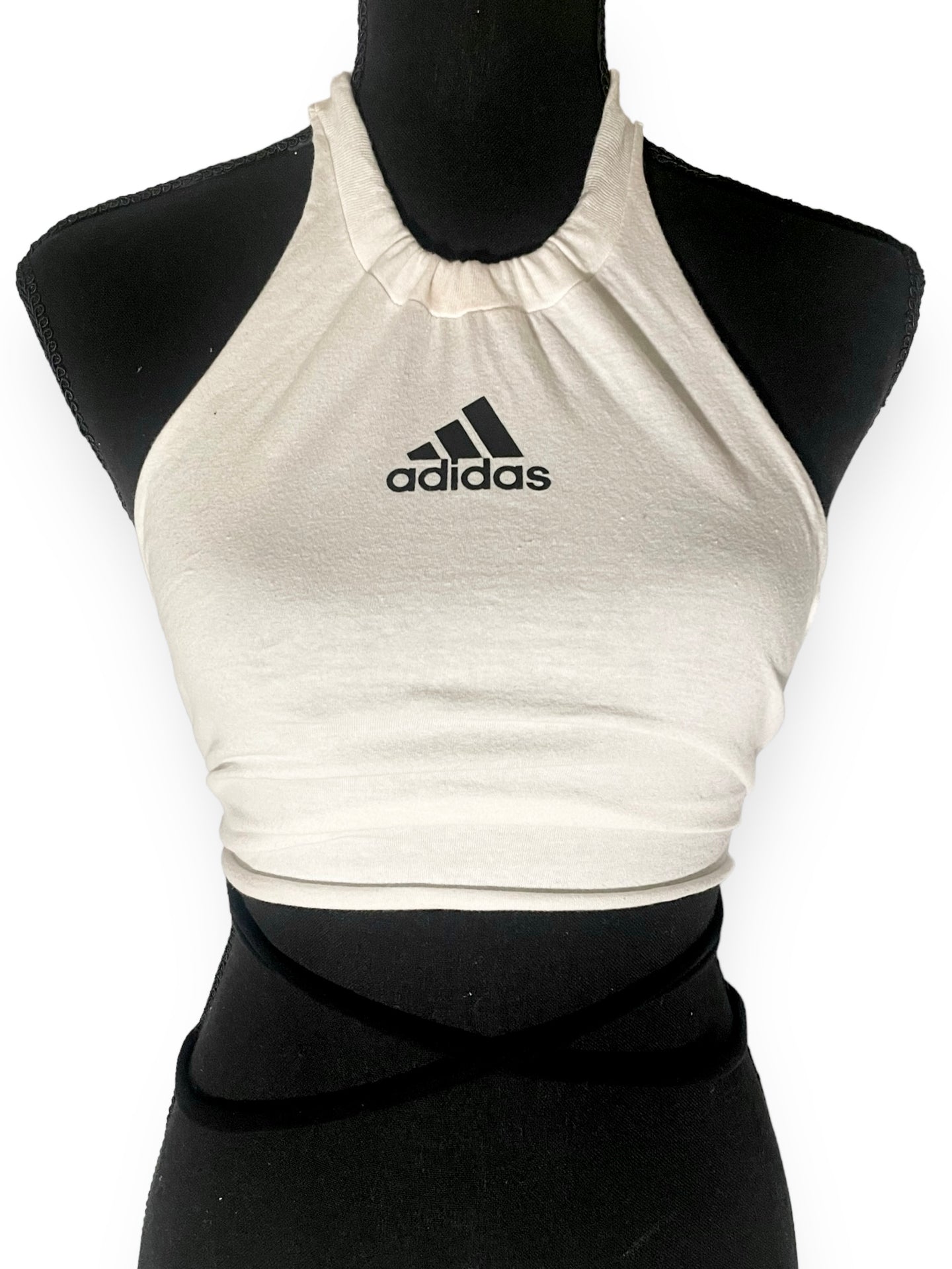 ADIDAS WRAP TOP - WHITE / BLACK MINI LOGO