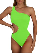 Load image into Gallery viewer, La Jolla Cutout One Shoulder One-Piece Swimwear
