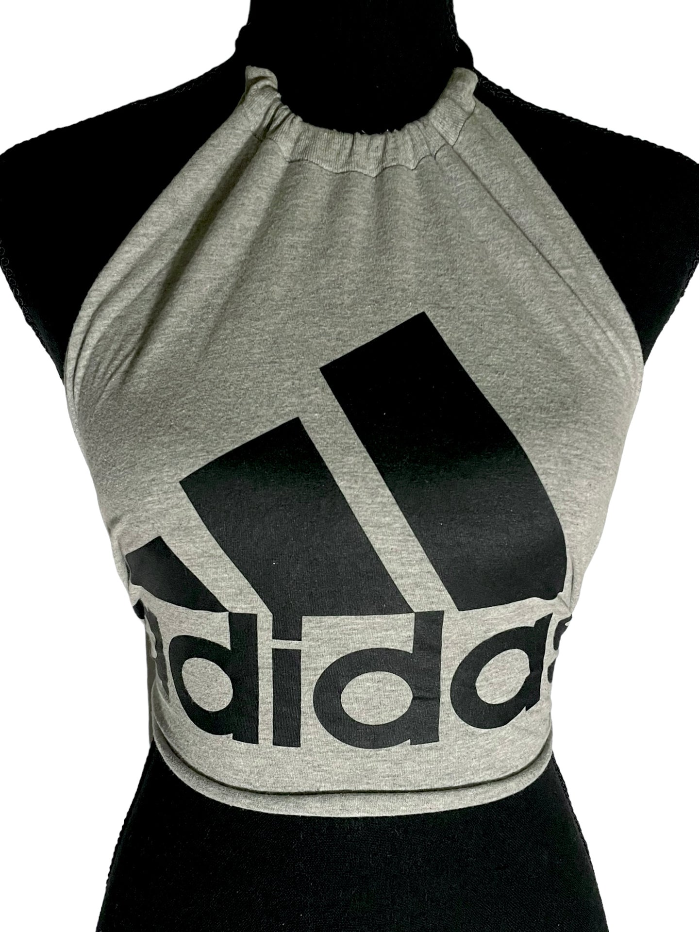 ADIDAS WRAP TOP - GREY/BLACK