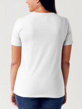 Load image into Gallery viewer, VERY DEMURE VERY MINDFUL Cursive Letter Graphic Short Sleeve Tubular T-Shirt
