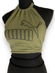 PUMA WRAP TOP - OLIVE GREEN