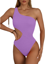 Load image into Gallery viewer, La Jolla Cutout One Shoulder One-Piece Swimwear
