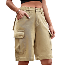 Load image into Gallery viewer, Coop Denim Cargo Shorts with Pockets
