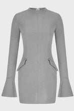 Load image into Gallery viewer, Astoria Mock Neck Long Sleeve Mini Dress
