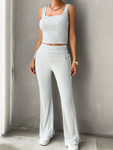 Load image into Gallery viewer, Allegra Square Neck Tank and Drawstring Pants Set
