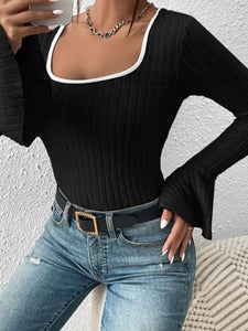 Sonya Scoop Neck Long Sleeve T-Shirt