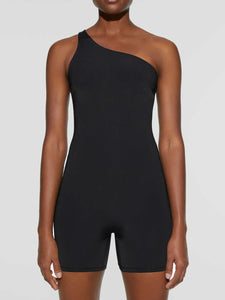 Victoria Single Shoulder Active Romper