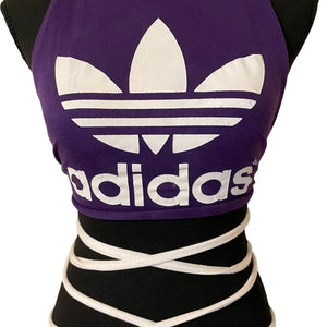 ADIDAS WRAP TOP - PURPLE