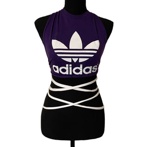 ADIDAS WRAP TOP - PURPLE