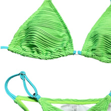 Load image into Gallery viewer, Taiwan Ribbed Halter Neck Two-Piece Bikini Set
