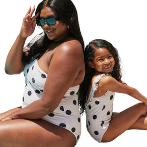 Deep End One-Shoulder One-Piece Swimsuit (mommy & me)