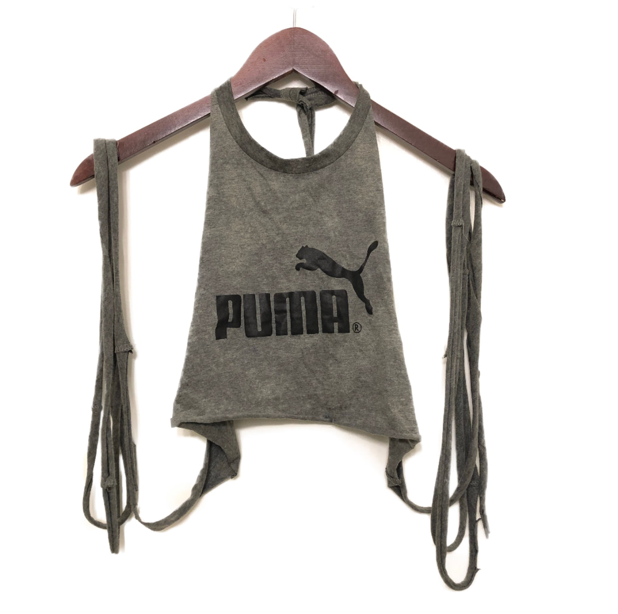 PUMA WRAP TOP - HEATHER GREY