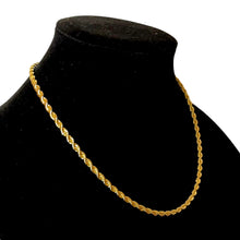 Load image into Gallery viewer, SMALL ROPE CHAIN NECKLACE
