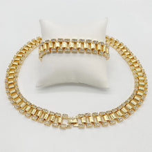 Load image into Gallery viewer, 14MM ICED OUT PRESIDENTIAL LINK BRACELET - GOLD
