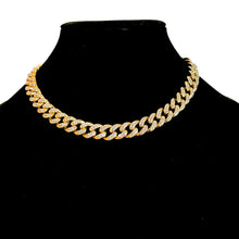 Load image into Gallery viewer, 13MM ICED OUT CUBAN NECKLACE - GOLD
