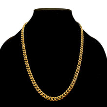 Load image into Gallery viewer, 8MM CURBED CUBAN LINK NECKLACE - GOLD
