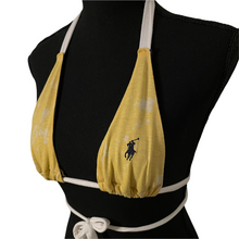 Load image into Gallery viewer, RALPH LAUREN POLO MICRO BIKINI TOP -  YELLOW
