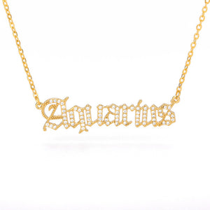 ZODIAC CZ NECKLACE