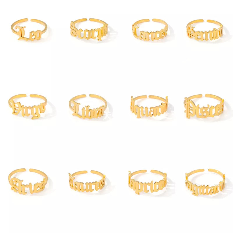 ZODIAC ADJUSTABLE RING