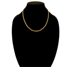 Load image into Gallery viewer, 5MM CURBED CUBAN LINK NECKLACE - GOLD
