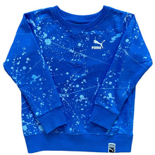 Load image into Gallery viewer, PUMA KIDS CREW NECK PAINT SPLATTER SWEATER
