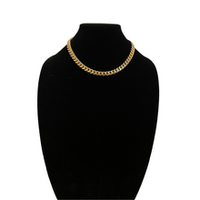 Load image into Gallery viewer, 10MM CURBED CUBAN LINK NECKLACE - GOLD
