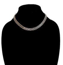 Load image into Gallery viewer, 10MM ICED OUT PRESIDENTIAL LINK NECKLACE - SILVER
