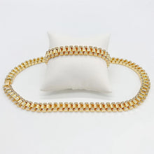 Load image into Gallery viewer, 10MM ICED OUT PRESIDENTIAL LINK BRACELET - GOLD
